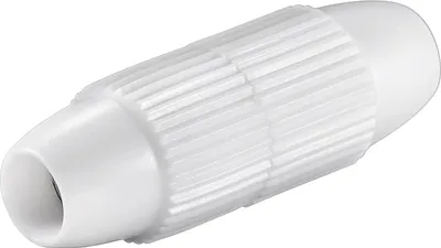 Image de goobay Koaxial Kabelverbinder mit Schraubbefesttigung Plastikgehäuse (Bulk)