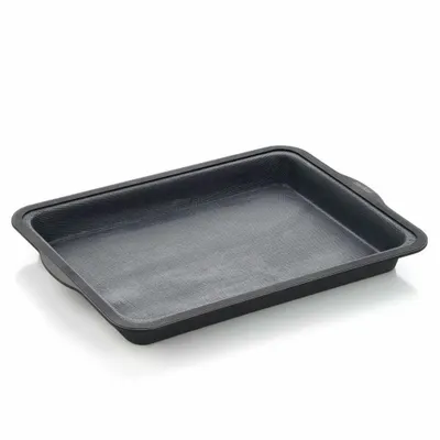 Immagine prodotto di Teglia Zenker 36 x 26 cm, teglia di alta qualità in silicone rinforzato con fibra di vetro e bordo in nylon pieno, teglia con eccellenti proprietà antiaderenti ideale per la casa (colore: nero)