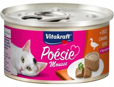 Produktbild von VITAKRAFT POESIE Katzennassfutter Ente 85 g