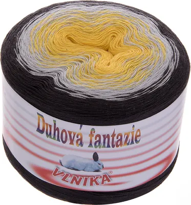 Produktbild von 200g Bobbel Wolle 4-fädig Farbverlaufsgarn Fantazie Häkelgarn Strickgarn