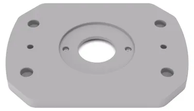 Immagine prodotto di PRIWAS piastra adattatrice compatibile con Einhell TP-RO 18 Li BL | piastra di scorrimento per bussole di copiatura compatibile con fresatrici verticali Einhell