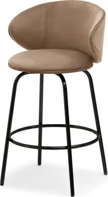 Immagine prodotto di Sgabello da bar imbottito MAGELA - beige / nero