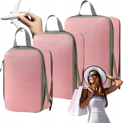 Produktbild von .KOMPRESSIONSORGANIZER zum Packen von Koffern Reisetaschen 3er Set
