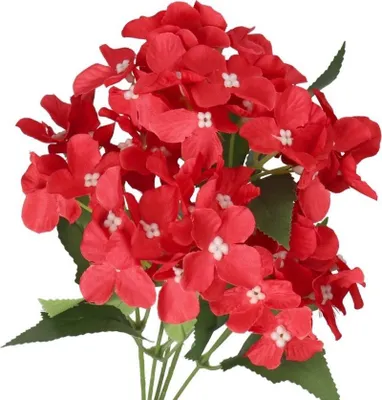 Produktbild von Künstliche Blumen, Pflanzen, lebensechter Hydrantenstrauß