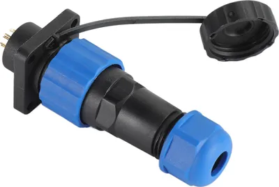 Obrázok produktu pre IP68 Vodotesná zástrčka zásuvky Square Aviation Power Connector Priemyselný terminálový adaptér SP166 Pin (250V 5A)