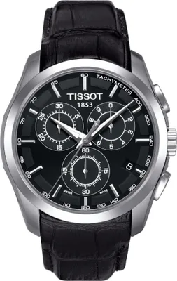Zdjęcie produktu dla Zegarek męski Tissot Couturier Chronograph srebrno-czarny T035.617.16.051.00