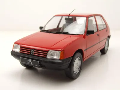 Produktbild von MCG 18492 Peugeot 205 1984 rot 1:18
