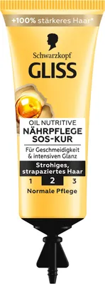 Immagine prodotto di Schwarzkopf Gliss, trattamento intensivo per capelli SOS Oil, nutriente (flacone da 15 ml)