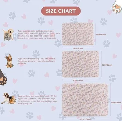Immagine prodotto di Coperte in flanella per cani e gatti di taglia piccola e media, 60 x 40 cm, morbidissime e calde