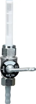 Zdjęcie produktu dla Kranik paliwa Karcoma Kranik paliwa, M12 x 1, dolny wylot, bez worka na wodę, metalowa dźwignia