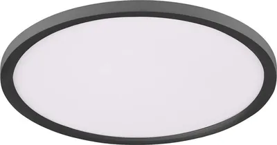 Produktbild von LED Deckenlampe, Fernbedienung, CCT, dimmbar, schwarz, D 40 cm