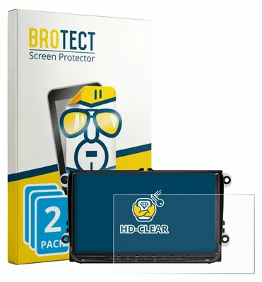 Produktbild von 2x Für Xtrons ID90MTVL Schutzfolie BROTECT Displayschutz Display Schutz Folie Klar Transparent