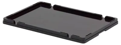 Produktbild von Stülpdeckel zu Drehstapelbehälter, PP, LxBxH 600x400x320 mm, Farbe schwarz, VE 4 Stück