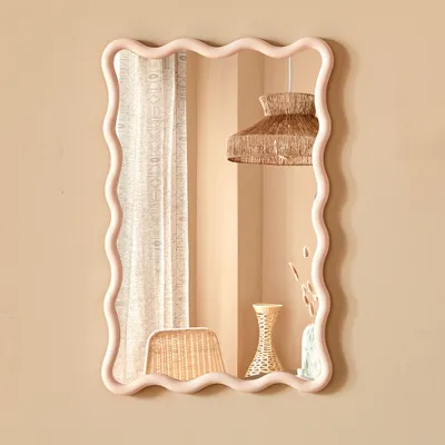 Produktbild von Eazy Living Wandspiegel 39,5 x 60 cm Aaron Beige