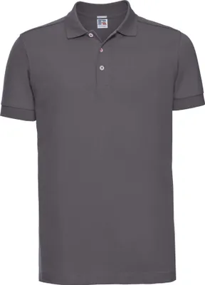Immagine prodotto di Polo Russell stretch da uomo, manica corta BC3257 (S) (grigio scuro)