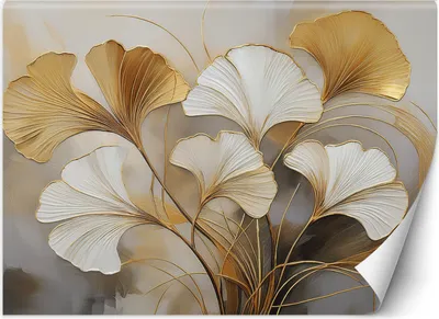 Produktbild von Vlies fototapete Boho-Natur-Blätter 300x210 cm Feeby Beige inkl. Kleber einfache Montage