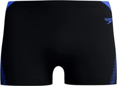 Image de SPEEDO Short de bain Hyperboom Splice pour homme Noir/Cobalt Pop Noir/Cobalt Pop 4