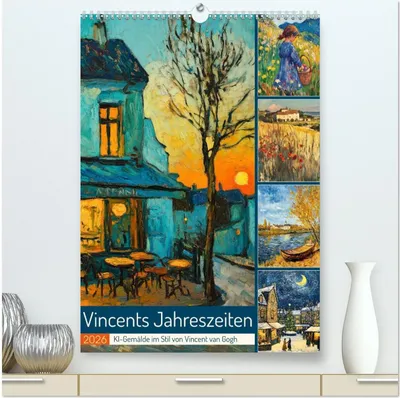 Produktbild von Vincents Jahreszeiten (hochwertiger Premium Wandkalender 2026 DIN A2 hoch), Kunstdruck in Hochglanz