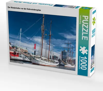 Produktbild von CALVENDO Puzzle Der Niederhafen vor der Kehrwiederspitze | 1000 Teile Lege-Größe 64x48cm Foto-Puzzle für glückliche Stunden