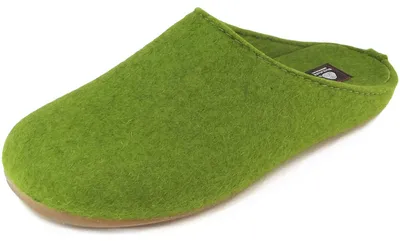 Produktbild von Haflinger Everest Fundus Damen Hauspantoffeln grasgrün, 481024-0-36
