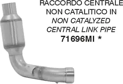Immagine prodotto di Raccordo centrale ARROW non catalitico per Ducati Scrambler 1100