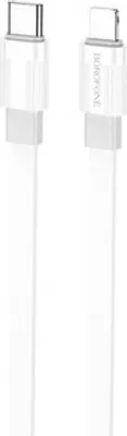 Produktbild von Borofone BX89 USB-C zu Lightning Kabel 20W 1 Meter weiss-grau