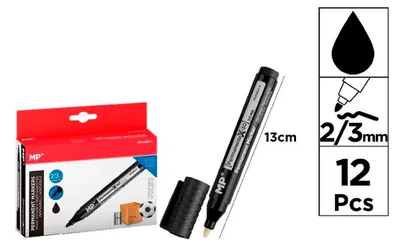 Imagen del producto de Marcador permanente MP PX30, tinta indeleble, punta biselada - MP