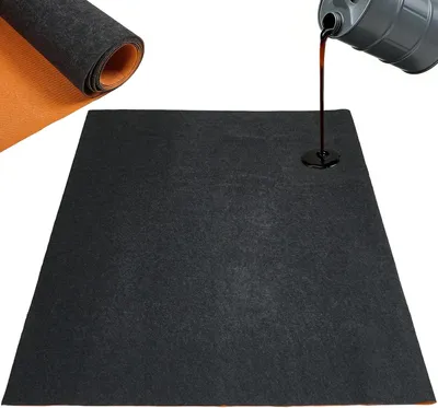 Produktbild von Ölauffangmatte für die Garage, 300 x 190 cm, 4 mm dick, zuschneidbar mit Gummiunterseite