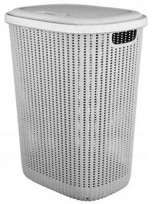 Produktbild von Domex Rattan Wäschekorb 57 L Grau