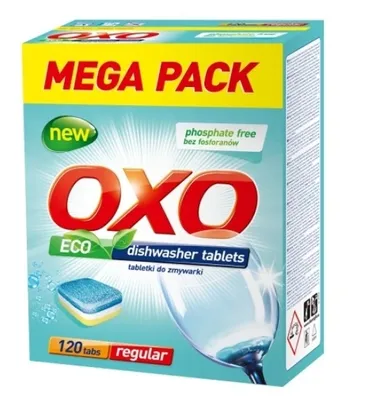 Obrázek produktu pro Oxo Regular Tabletki do zmywarki, 120 sztuk