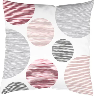 Produktbild von Home Wohnideen Kissenhülle Digitaldruck Borden 066502-2301 H x B 50 x 50 cm Rose