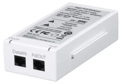 Produktbild von Dahua PFT1200 PoE Injektor 60W für IP Kameras
