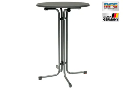 Produktbild von MFG Stehtisch 80 cm klappbar, anthrazit/schiefer, wetterfest