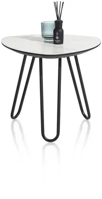 Produktbild von Couchtisch Masura 53 x 46 x 54 cm XOOON HPL Eiche Naturfarben Marmoroptik