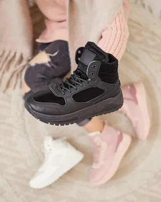 Zdjęcie produktu dla Royalfashion Ocieplane sneakersy damskie z futerkiem Retodaf, rozmiar 36