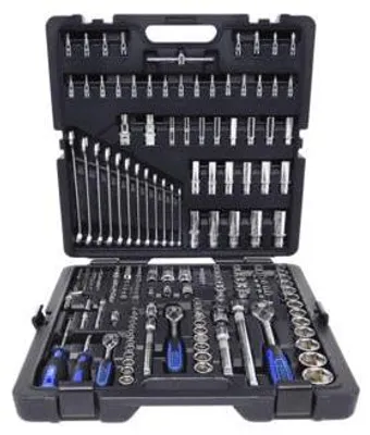 Produktbild von KS Tools 1/4 +3/8 +1/2   216 CHROMEplus Steckschl.-Satz