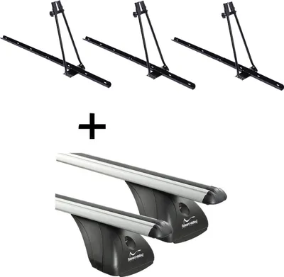 Produktbild von 3x Fahrradträger ORION + Dachträger VDP kompatibel mit für VW Golf V 3 Türer 2003-2008