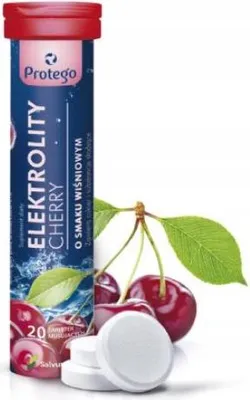 Image de Protego Elektrolity Cherry, 20 comprimés effervescents