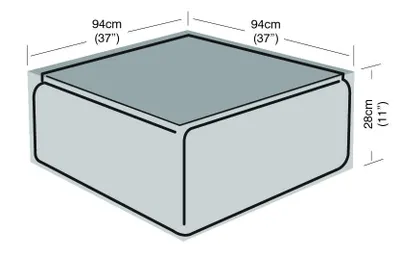 Obrázok produktu pre Poťah na obývaciu súpravu Garland (94x94x28cm) čierny