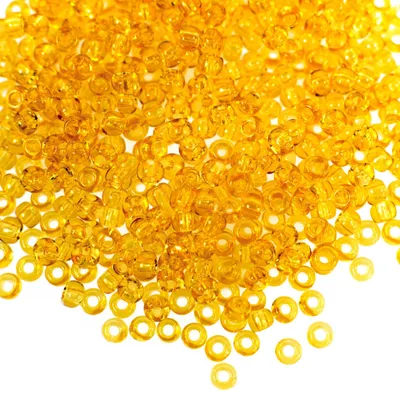 20g Rocailles Glasperlen 8/0 3mm, TSCHECHISCHE HERSTELLUNG, gold