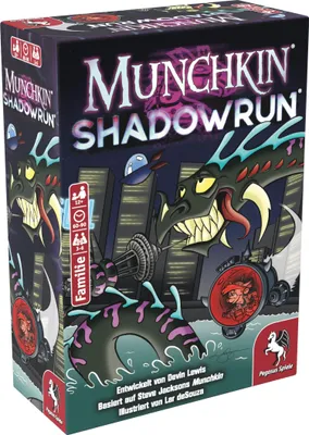 Zdjęcie produktu dla Pegasus Munchkin Shadowrun, Gra karciana, Rodzina, 12 lat(a), 60 min, 90 min, Gra rodzinna