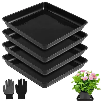 Productafbeelding van Set van 4 Plantenpot Coasters 29 x 29 cm
