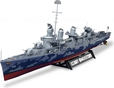 Produktbild von 1:350 Fletcher Zerstörer DD445 Modellbausatz – Detailliert