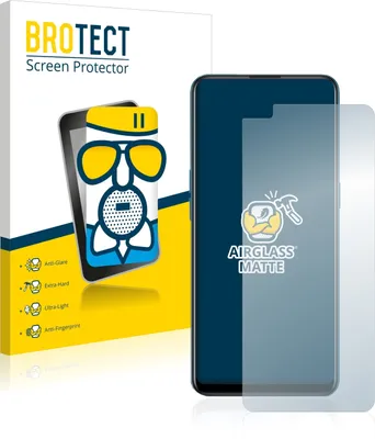 Produktbild von BROTECT Entspiegelungs Schutzglas für Oppo Reno 4 5G Schutzfolie Panzer Folie Glas Display Schutz matt