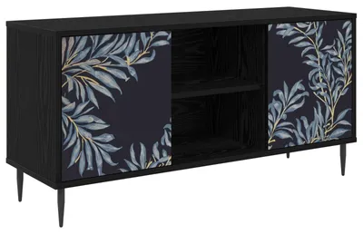 Immagine prodotto di vidaXL Mobile TV DOKKUM, 102 x 33 x 51 cm, nero, aspetto legno di quercia
