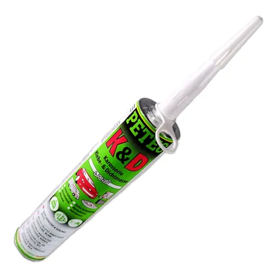 Produktbild von Petec K&D Klebemasse Dichtmasse Karosserie Kleber weiß Kartusche 310ml 94530