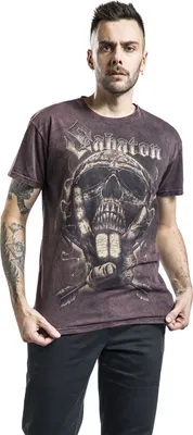 Produktbild von Sabaton T-Shirt Herren Come Touch My Metal Machine rost 3XL