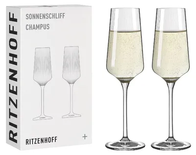 Produktbild von Sonnenschliff Champagnerglas-Set #1 Von Ritzenhoff Design Team