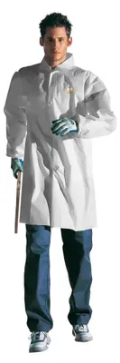 Produktbild von Sir Safety CHEMFOR Arbeitskittel antistatisch mit Druckknöpfen weiß, M, WEISS