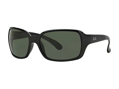 Produktbild von Ray-Ban RB4068, Erwachsener, Uni, Quadratisch, Schwarz, Nicht-polarisierte Linse, Nylon